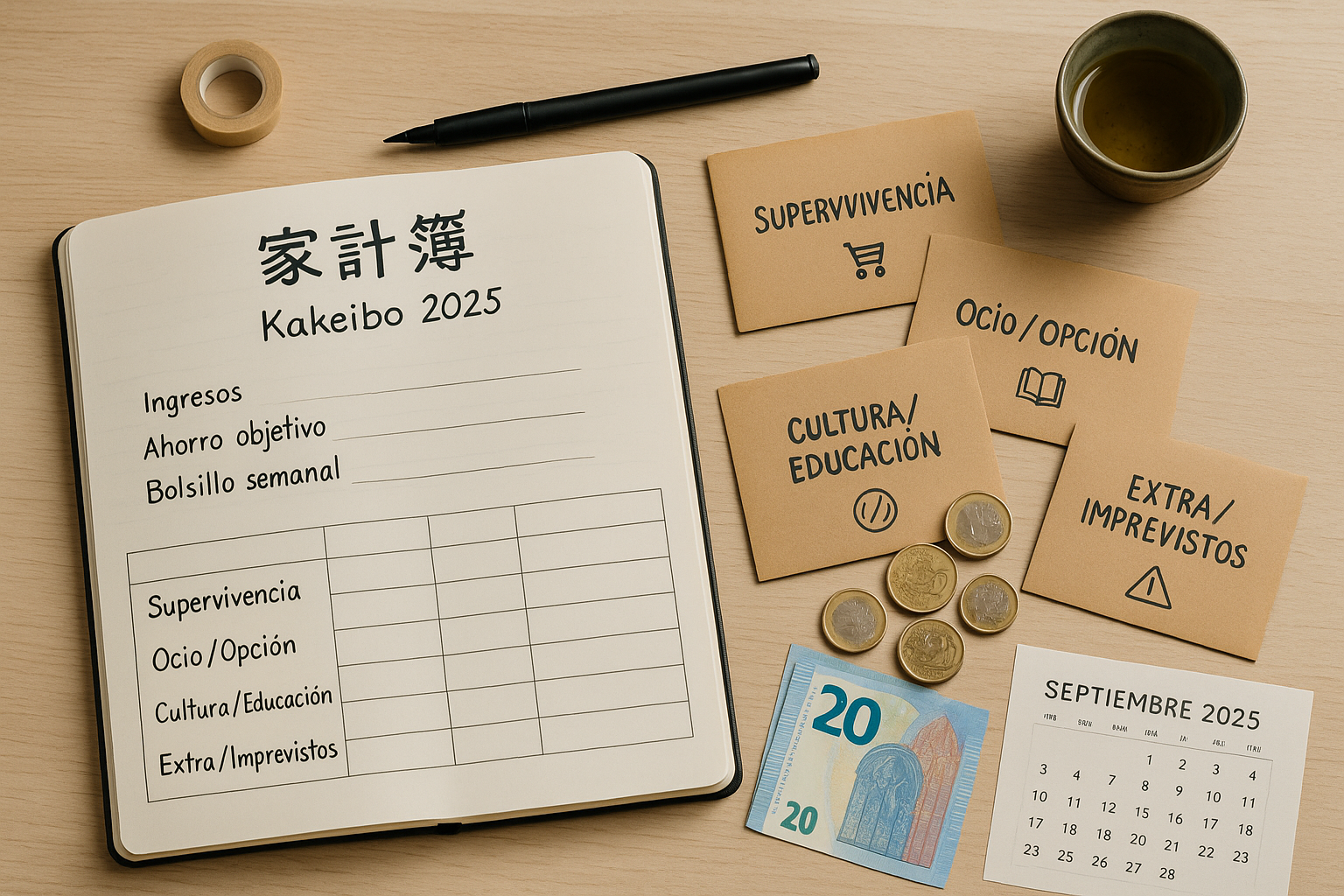 Kakeibo: método japonés de ahorro en 4 pasos